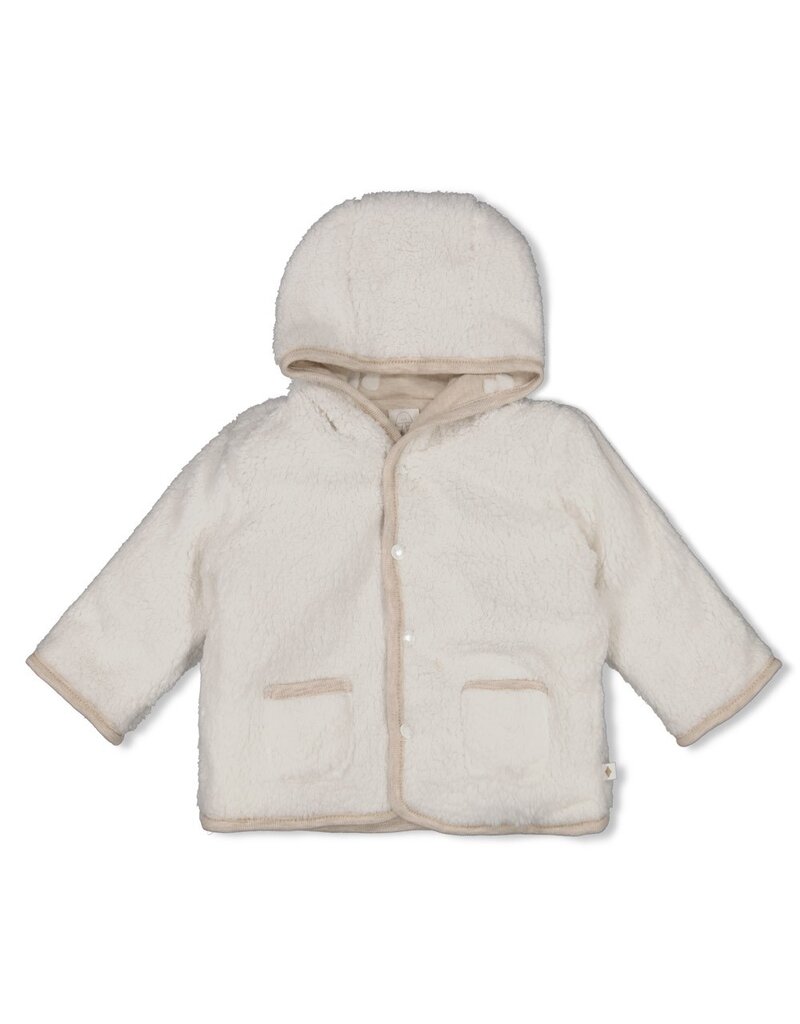 Feetje Baby Feetje Omkeerbaar Jasje - Dear Autumn - Taupe Melee - 51800349