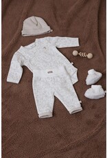 Feetje Baby Feetje Mutsje twin rib - Dear Autumn - Taupe Melange - 53100678