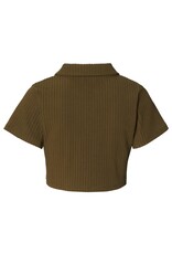 Noppies Noppies Cropped top & Voedingsshirt - Aalborg - olijf - 5060011 P981