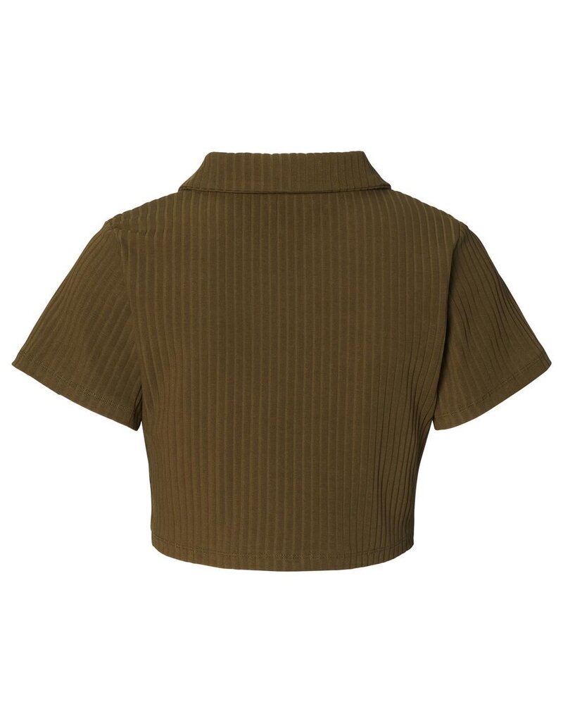 Noppies Noppies Cropped top & Voedingsshirt - Aalborg - olijf - 5060011 P981