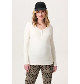 Noppies Noppies Zwangerschap & voedingsshirt Odense white