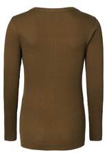 Noppies Noppies Zwangerschap & voedingsshirt Odense olijf - 5060012 P981