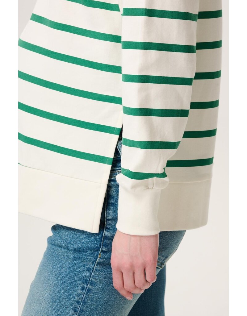 Noppies Noppies Sweater Pepe - gestreept groen- 5060211 N392
