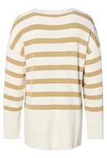Noppies Noppies Sweater Skive - gestreept khaki- 5060212 N391