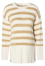Noppies Noppies Sweater Skive - gestreept khaki- 5060212 N391