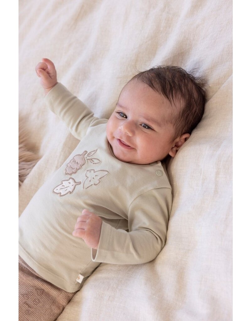 Feetje Baby Feetje Shirt  front print - Fall Favorites - Mint  - 51602660