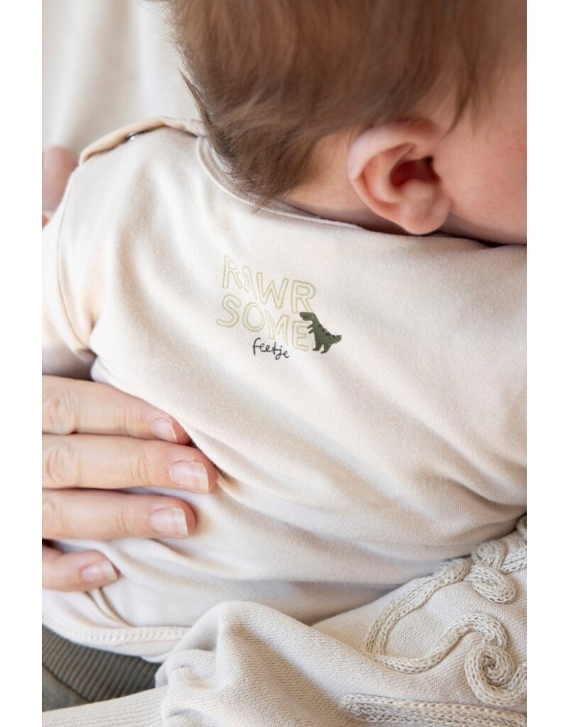 Feetje Baby Feetje Jongen - Shirt geprint - Rawrsome - offwhite - 51602616