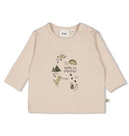 Feetje Baby Feetje Jongen - Shirt geprint - Rawrsome - offwhite