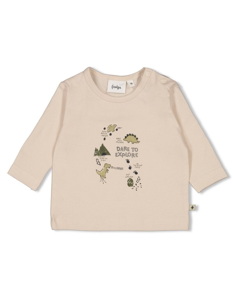 Feetje Baby Feetje Jongen - Shirt geprint - Rawrsome - offwhite - 51602616