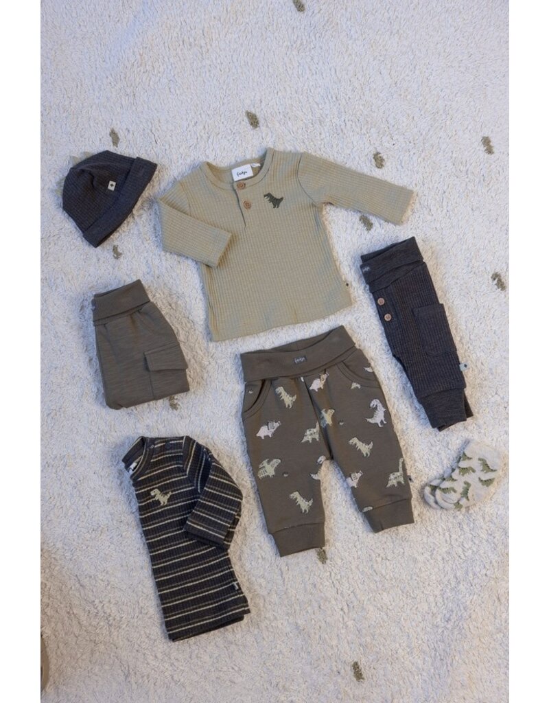 Feetje Baby Feetje Jongen - Broek rib- Rawrsome - Antraciet - 52202412