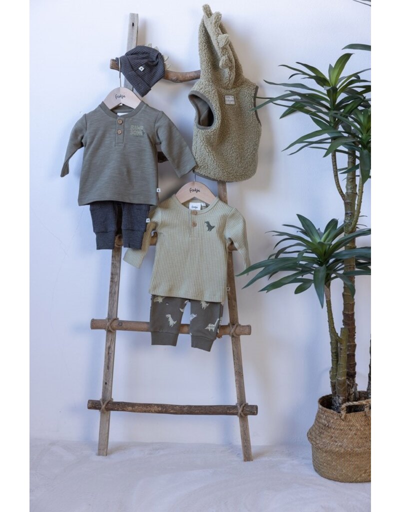 Feetje Baby Feetje Jongen - Broek rib- Rawrsome - Antraciet - 52202412