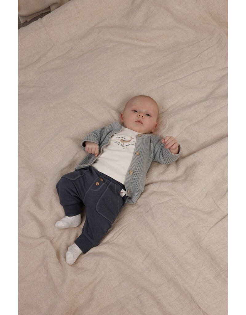 Feetje Baby Feetje Jongen - Shirt front print - Narwal - offwhite  - 51602587