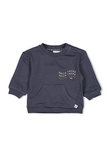Feetje Baby Feetje Jongen - Sweater front print - Narwal - Blauwgrijs - 51602589
