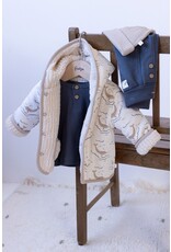 Feetje Baby Feetje Jongen - Bouclé omkeerbaar jasje met capuchon - Narwal - 51800351