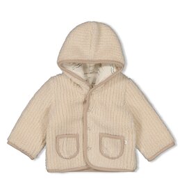 Feetje Baby Feetje Jongen - Bouclé omkeerbaar jasje met capuchon - Narwal