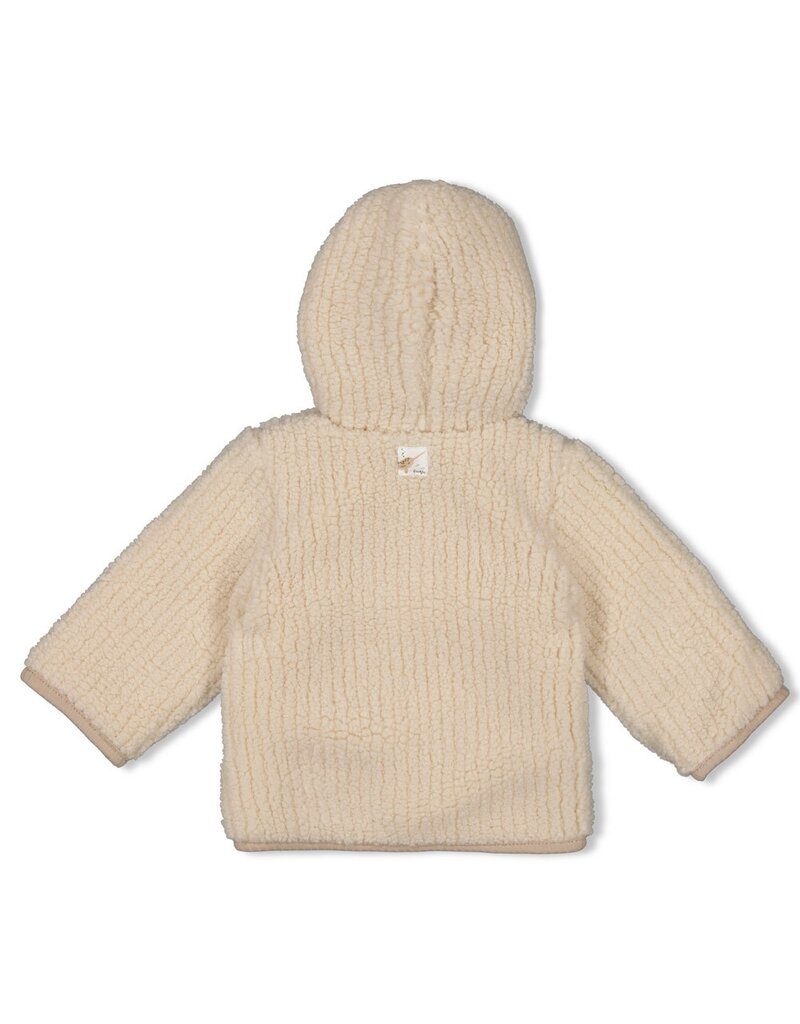 Feetje Baby Feetje Jongen - Bouclé omkeerbaar jasje met capuchon - Narwal - 51800351