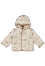 Feetje Baby Feetje Jongen - Bouclé omkeerbaar jasje met capuchon - Narwal - 51800351