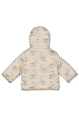 Feetje Baby Feetje Jongen - Bouclé omkeerbaar jasje met capuchon - Narwal - 51800351