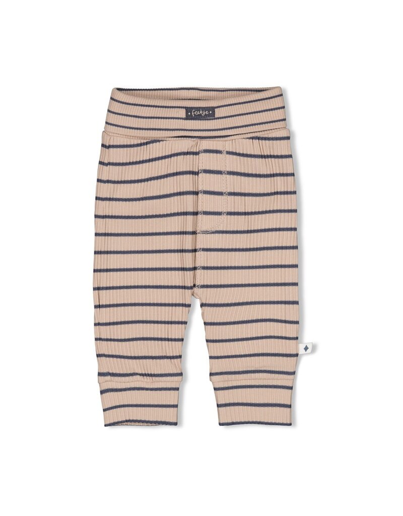 Feetje Baby Feetje Jongen - Broekje rib gestreept - Narwal - Taupe - 52202391