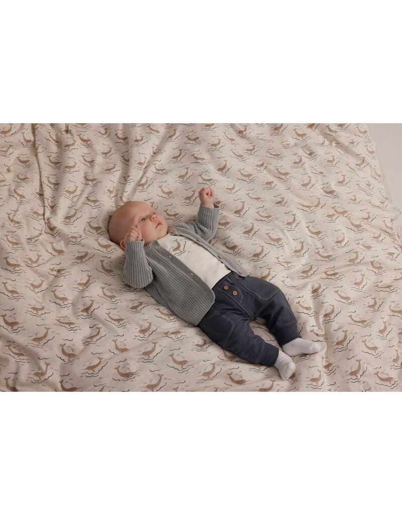 Feetje Baby Feetje Jongen - Broekje rib - Narwal - Blauwgrijs - 52202392