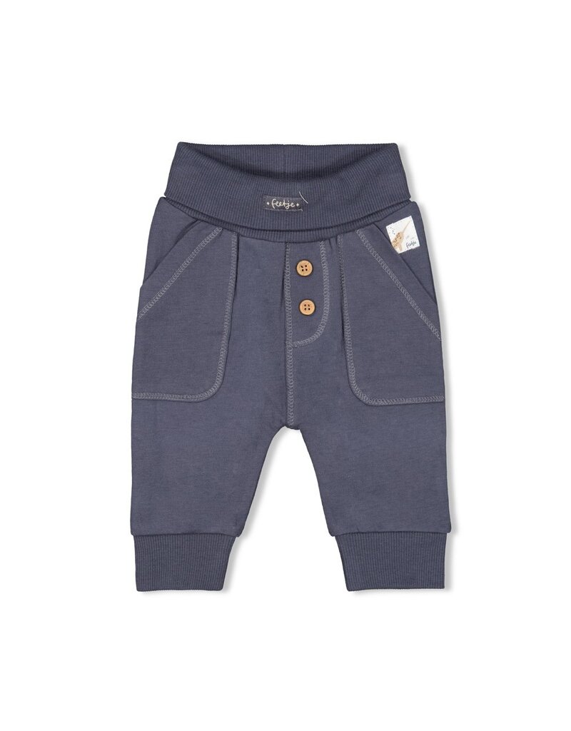 Feetje Baby Feetje Jongen - Broekje rib - Narwal - Blauwgrijs - 52202392