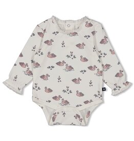 Feetje Baby Feetje Meisje - Romper AOP - Swanlake - offwhite