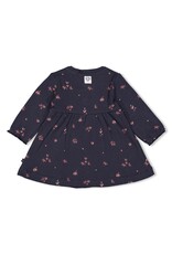 Feetje Baby Feetje Meisje - Jurk rib AOP - Swanlake - Marine - 51400564