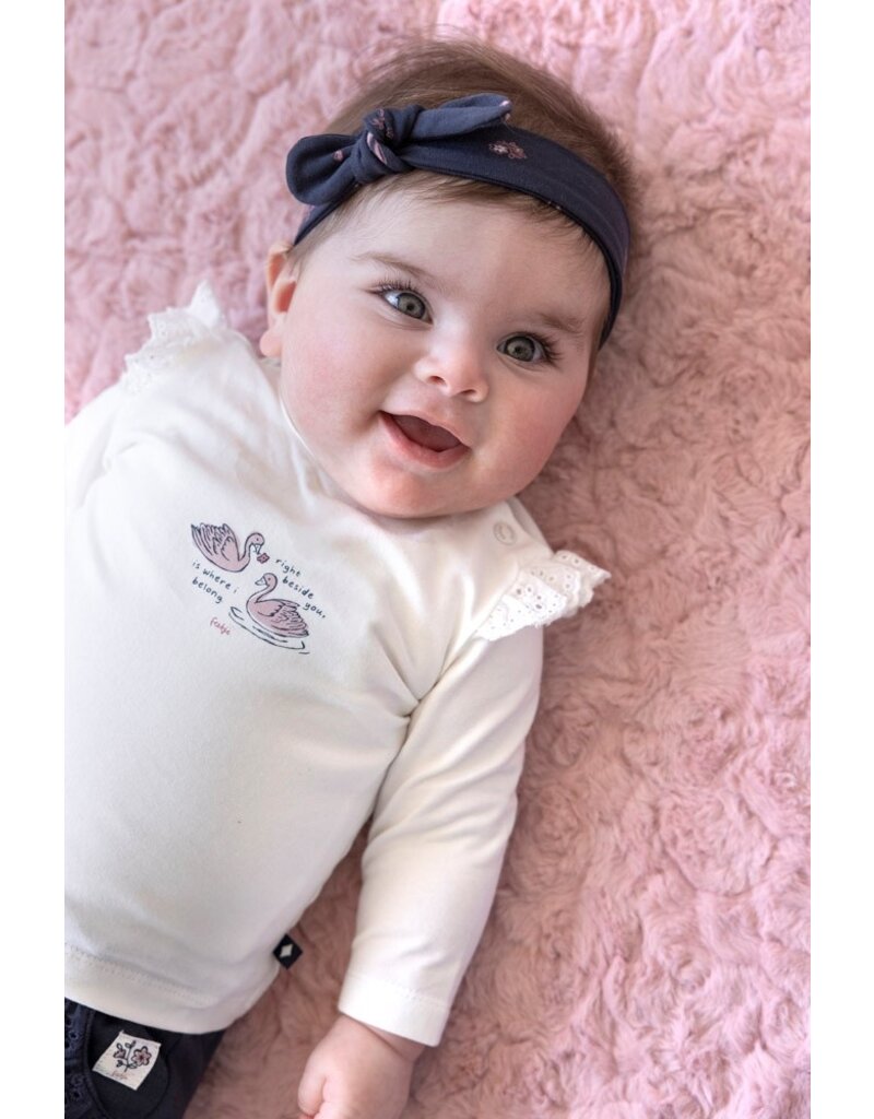 Feetje Baby Feetje Meisje - Shirt front print - Swanlake - Offwhite - 51602621