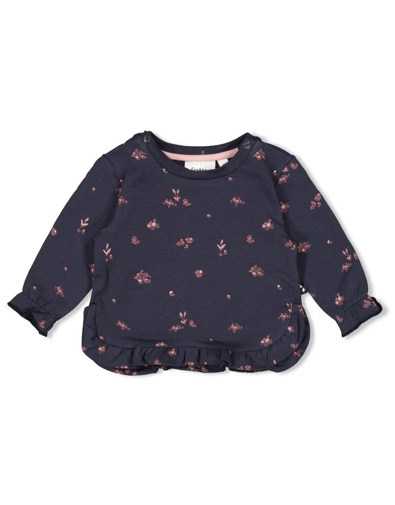 Feetje Baby Feetje Meisje - Sweater AOP - Swanlake - Marine - 51602622