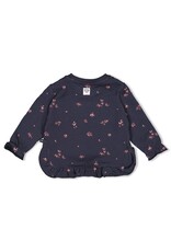 Feetje Baby Feetje Meisje - Sweater AOP - Swanlake - Marine - 51602622