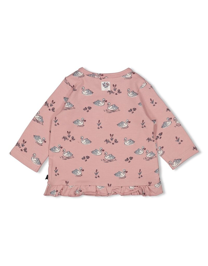 Feetje Baby Feetje Meisje - Shirt AOP - Swanlake - Roze - 51602623