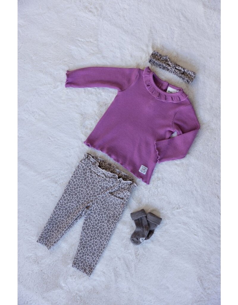 Feetje Baby Feetje Meisje - Shirt twin rib - Better Together - Lila - 51602665