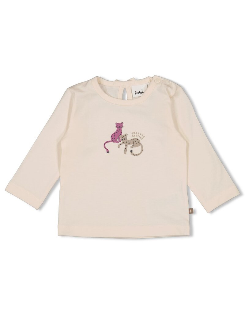 Feetje Baby Feetje Meisje - Shirt front print - Better Together - Offwhite - 51602666