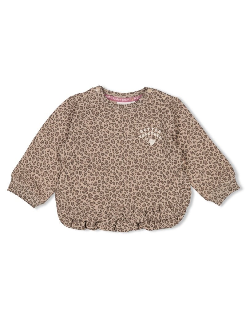 Feetje Baby Feetje Meisje - Sweater AOP - Better Together - Taupe - 51602667