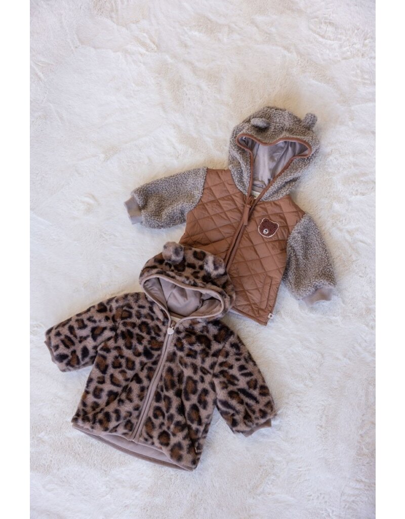 Feetje Baby Feetje Meisje - Teddy Jasje - Better Together - Taupe - 51800358