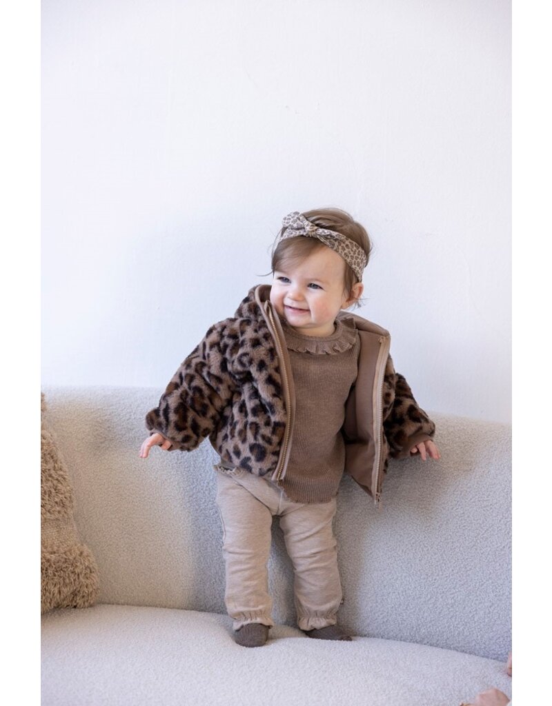 Feetje Baby Feetje Meisje - Teddy Jasje - Better Together - Taupe - 51800358