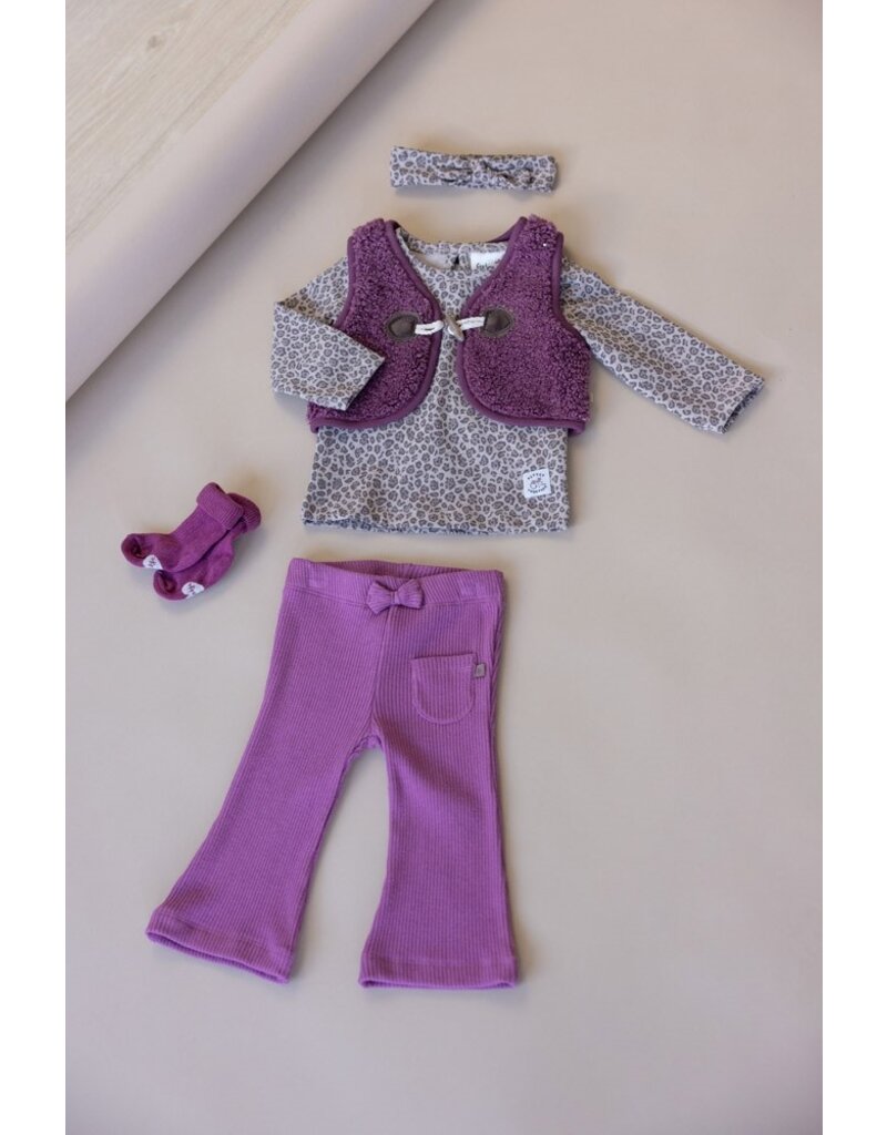 Feetje Baby Feetje Meisje - Flare broek - Better Together - Lila - 52202444