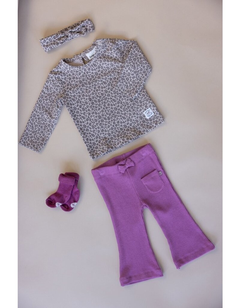 Feetje Baby Feetje Meisje - Flare broek - Better Together - Lila - 52202444