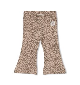 Feetje Baby Feetje Meisje -Flare broek AOP - Better Together - Taupe