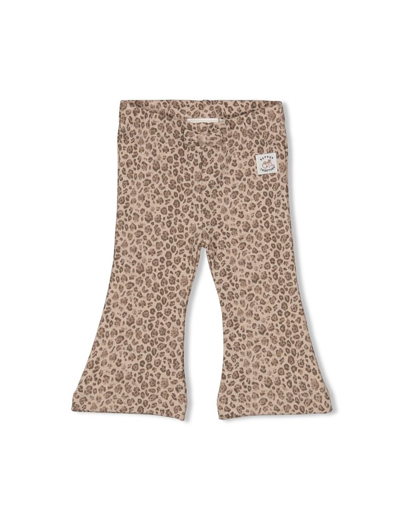 Feetje Baby Feetje Meisje - Flare broek AOP - Better Together - Taupe 52202447