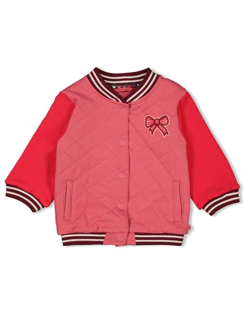 Feetje Baby Feetje Meisje - Bomber Jasje - Queen of Hearts - Roze - 51300535