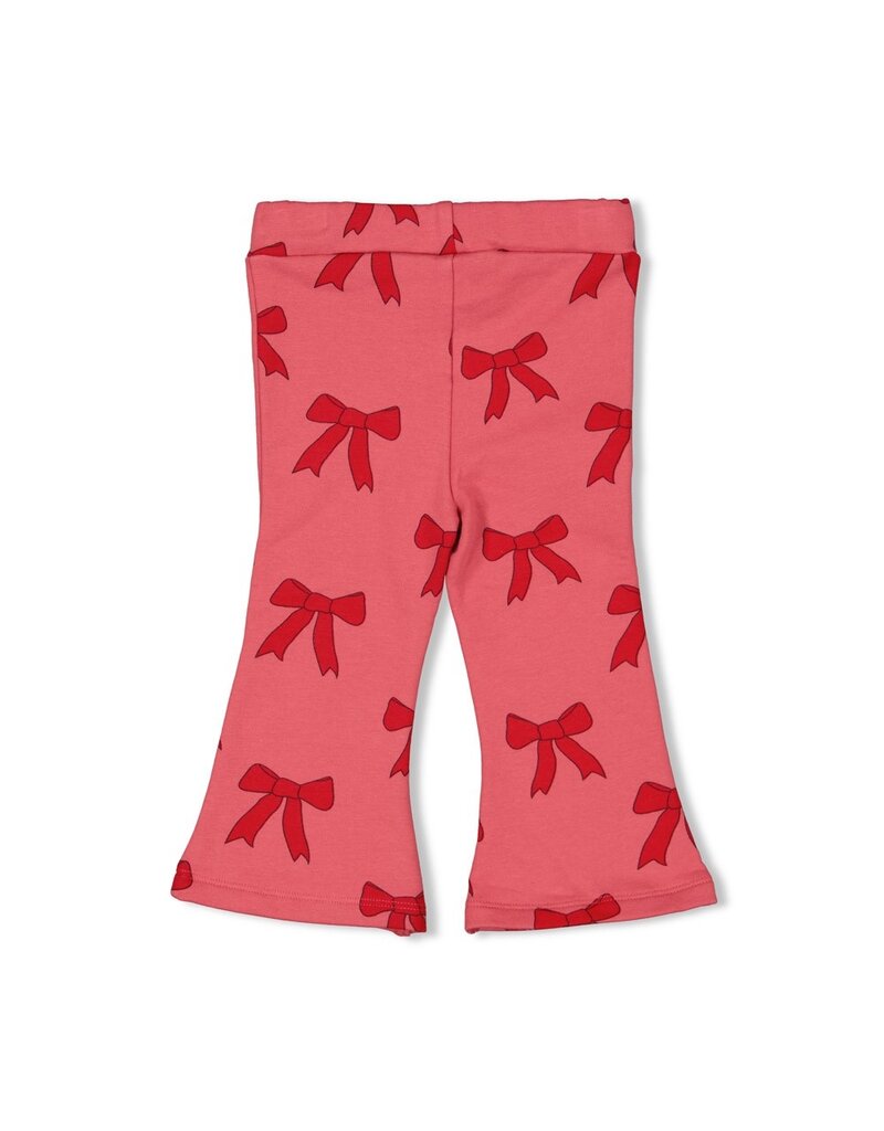 Feetje Baby Feetje Meisje - Flare broek AOP - Queen of Hearts - Roze - 52202429