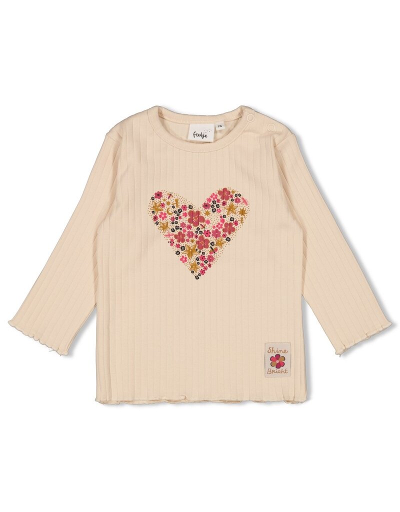 Feetje Baby Feetje Meisje - Shirt Frontprint  - Shine Bright - kit - 51602655
