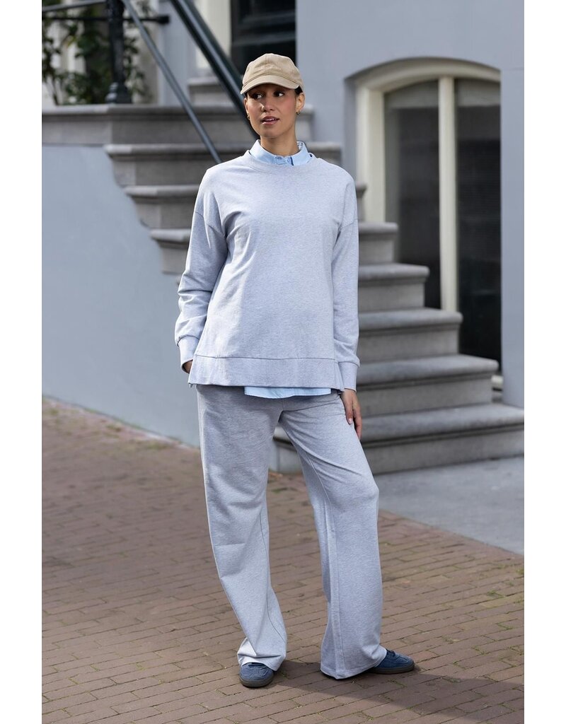 Noppies Noppies Sari - Wide leg Sweat pants grijs - 50N1110 P628