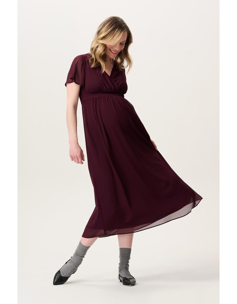 Noppies Noppies jurk - Amelie - Maxi dress rood 50N0413 P801