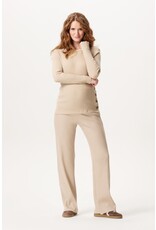 Noppies Noppies broek Soro - Wide leg twin rib - white pepper - 50N1110 P427