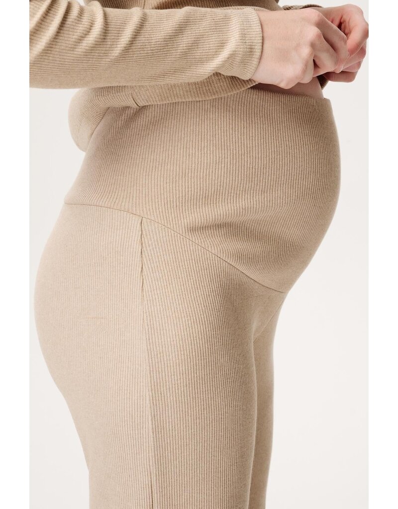 Noppies Noppies broek Soro - Wide leg twin rib - white pepper - 50N1110 P427