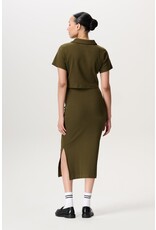 Noppies Noppies Skirt Herlev - twin rib - Dark Olive - 5061113 P981