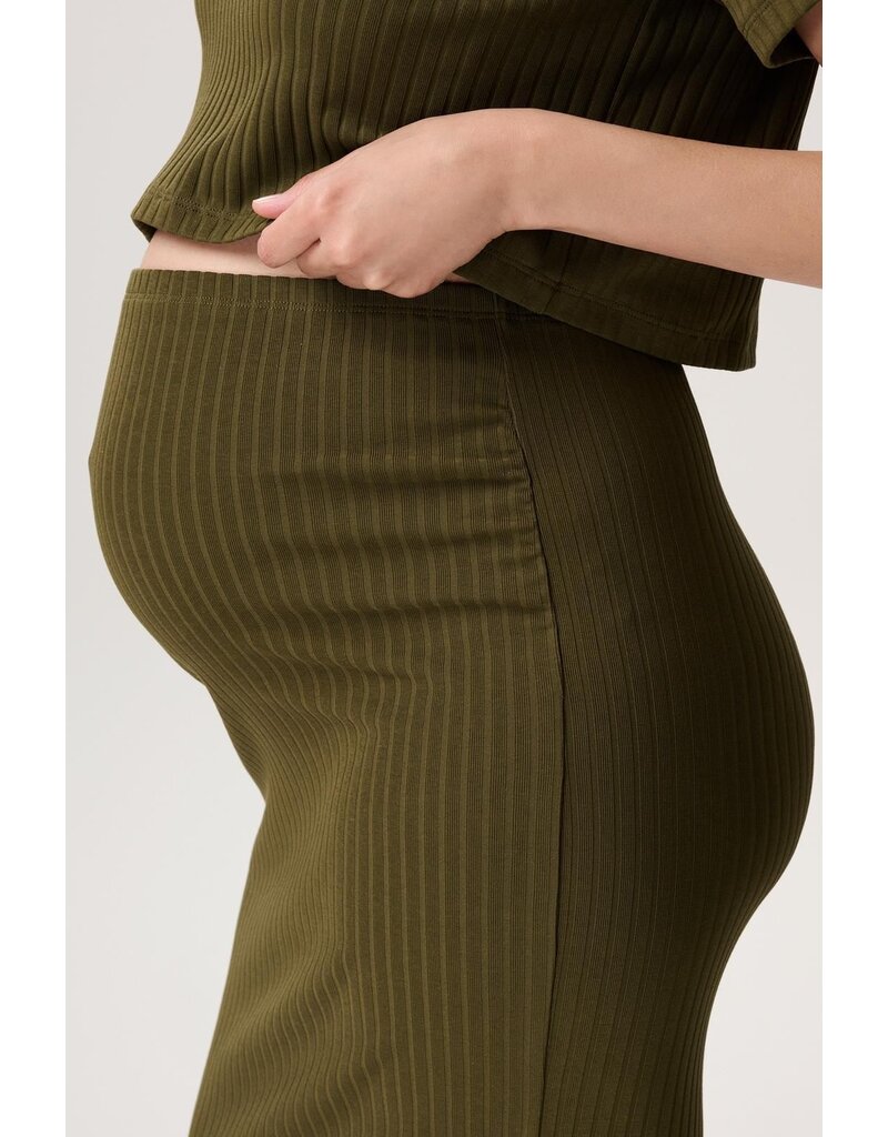 Noppies Noppies Skirt Herlev - twin rib - Dark Olive - 5061113 P981