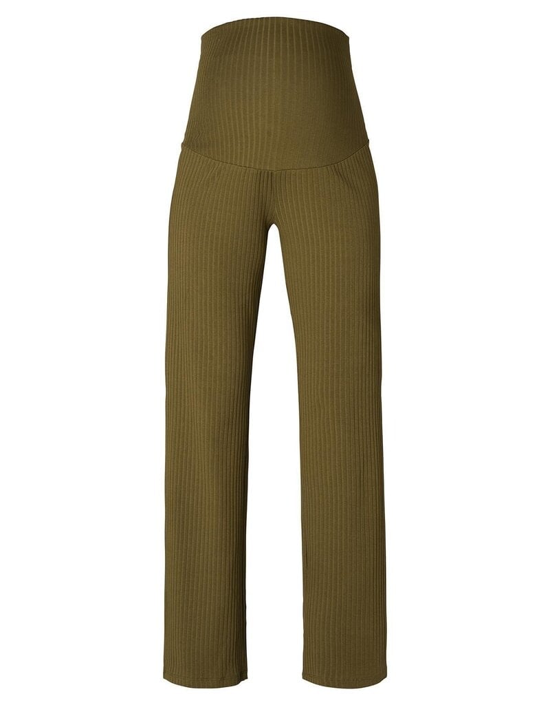 Noppies Noppies broek Rebild - Wide leg twin rib - dark olive - 5061113 P981